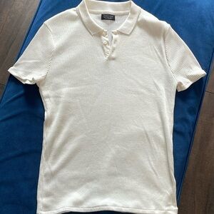 Zara Man Sweater Knit Polo